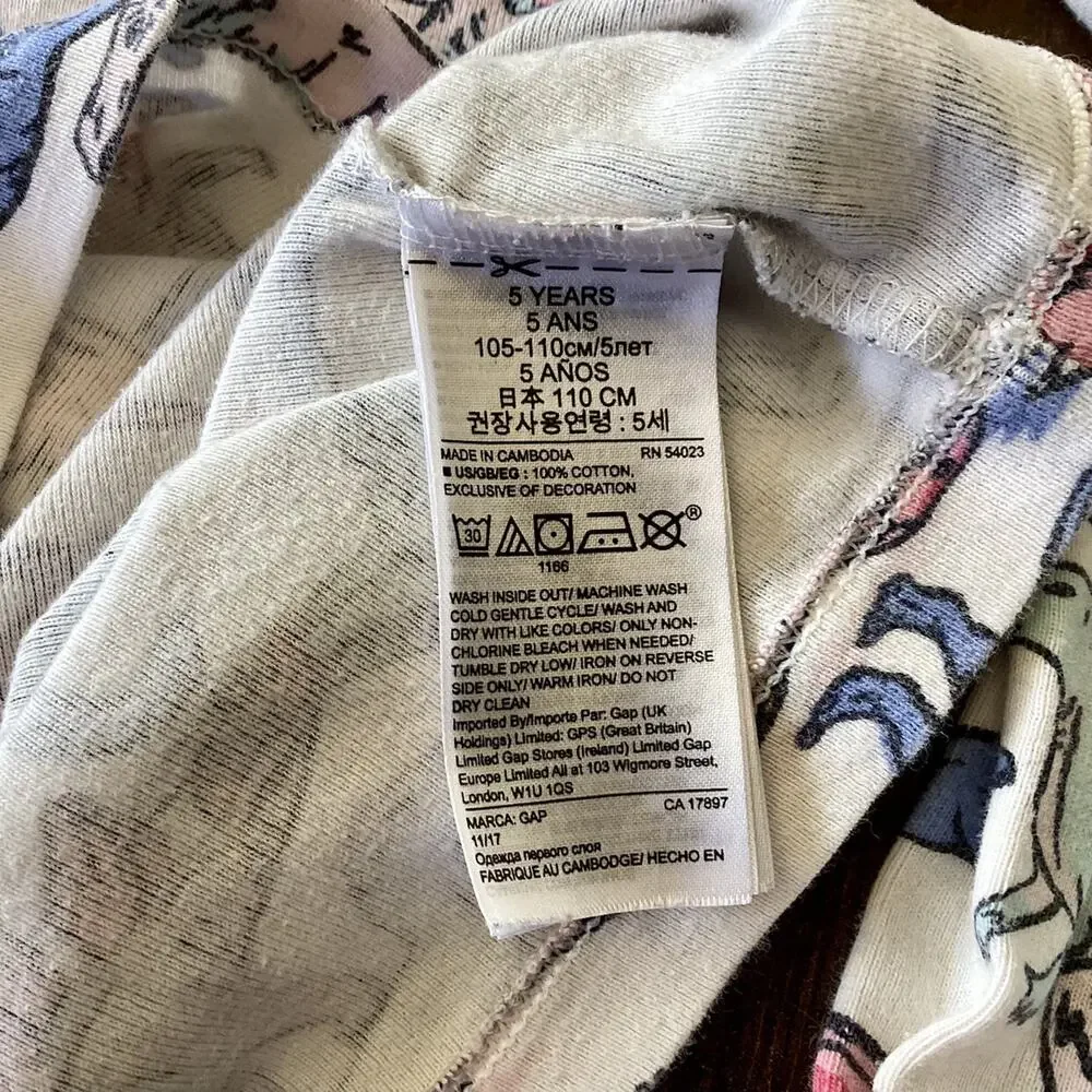 Gap Long Pajama Top